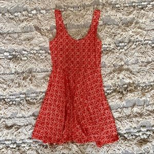 UO ecote orange dress